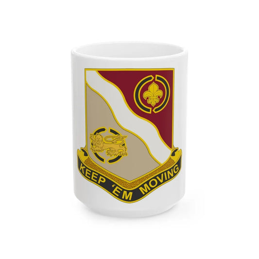 446 Transportation Battalion (U.S. Army) White Coffee Mug-15oz-Go Mug Yourself