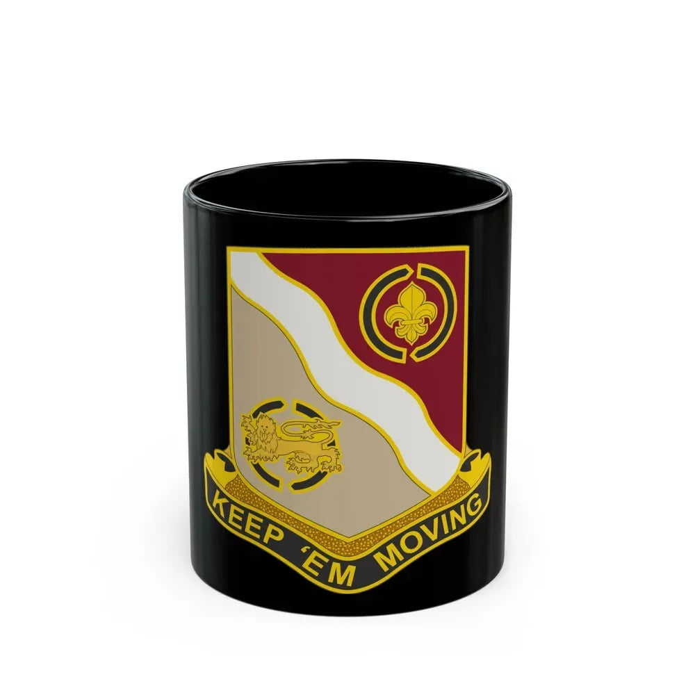 446 Transportation Battalion (U.S. Army) Black Coffee Mug 11oz - Go Mug Yourself
