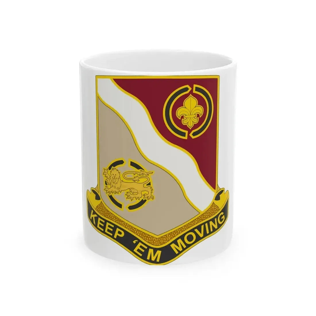 446 Transportation Battalion (U.S. Army) White Coffee Mug - Go Mug Yourself