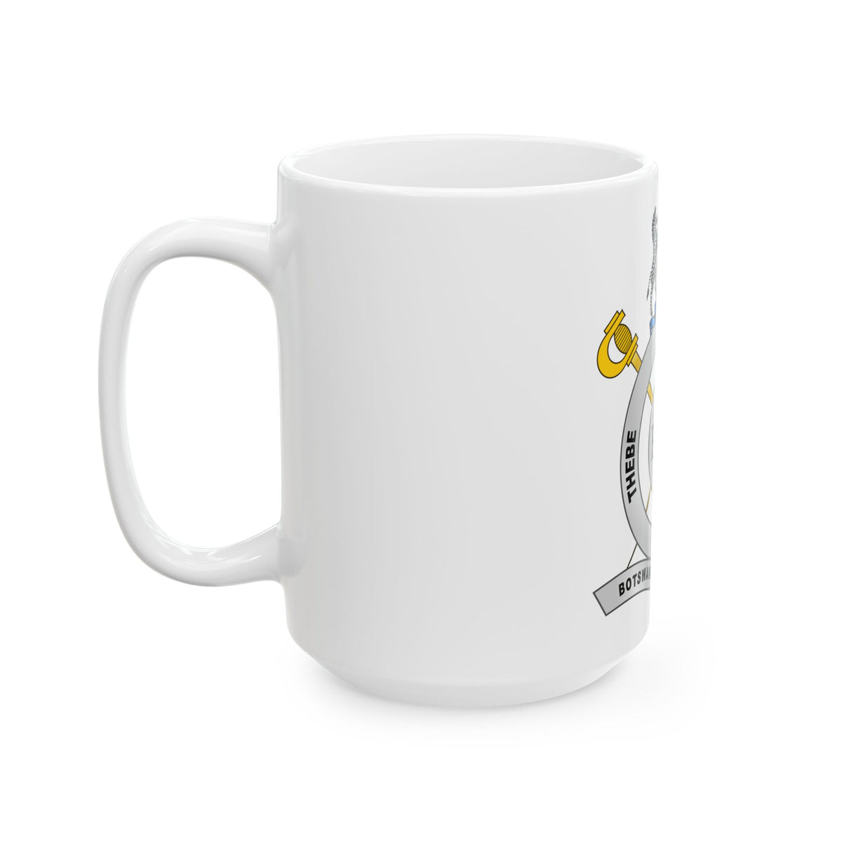 Botswana Defence Force - White Coffee Mug