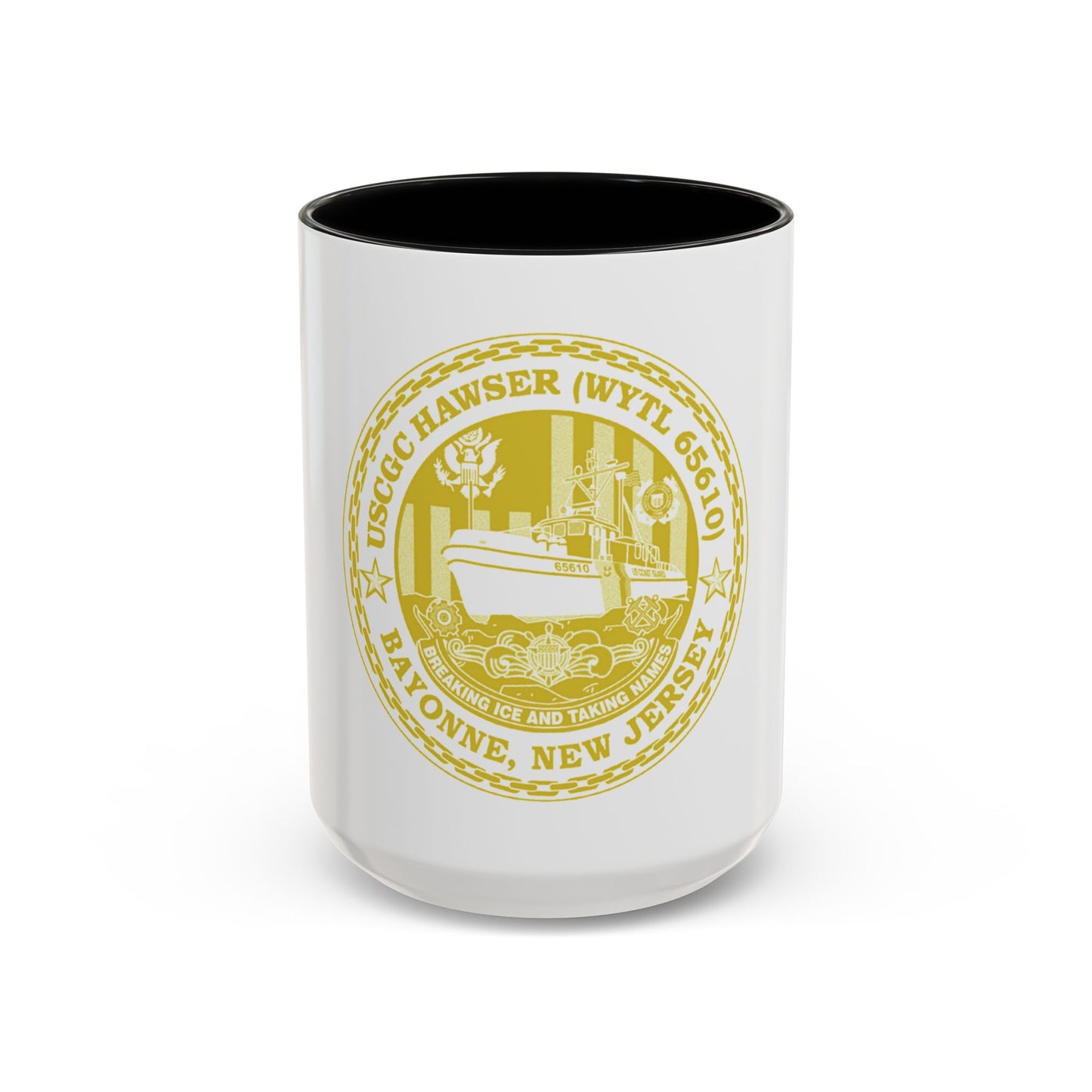 USCG Hawser WYTL 65610 Sim Gold (U.S. Coast Guard) Accent Coffee Mug