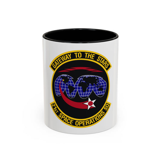21st Space Operations Squadron (U.S. Air Force) Accent Coffee Mug