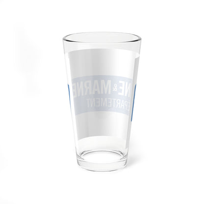 Flag of the Department of Seine-et-Marne (France) Pint Glass 16oz