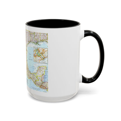 Central America - Mexico (1961) (Map) Accent Coffee Mug