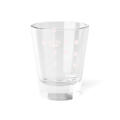 Logo of Danish Defence Estates and Infrastructure Organisation (Denmark) (Coat of Arms) Shot Glass 1.5oz