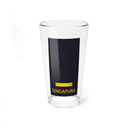 01 RSAF OF01a (Singapore) (Military Rank) Pint Glass 16oz