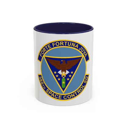 380th Space Control Squadron (U.S. Air Force) Accent Coffee Mug