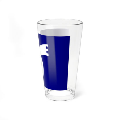 Flag of Takasu Hokkaido (Japan) Pint Glass 16oz