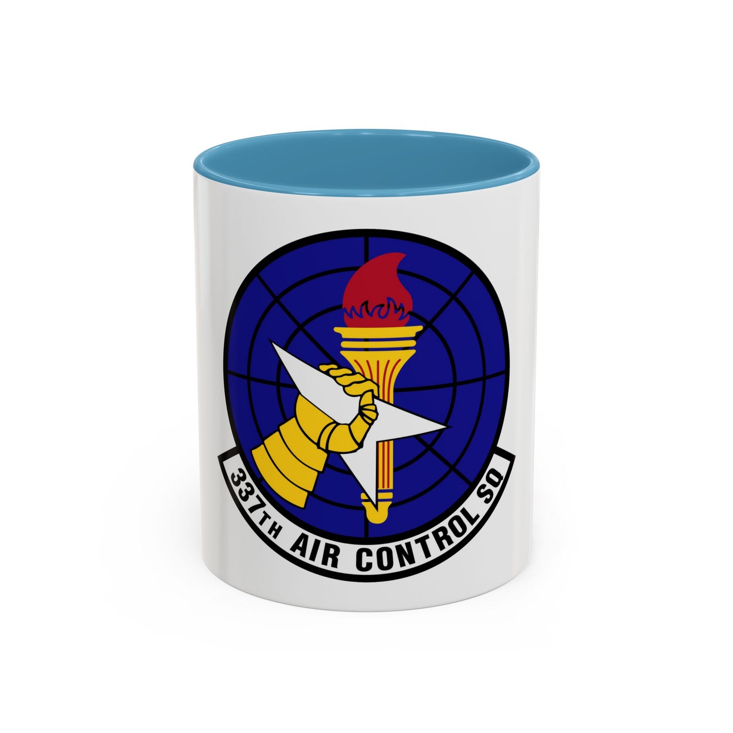 337 Air Control Squadron AETC (U.S. Air Force) Accent Coffee Mug
