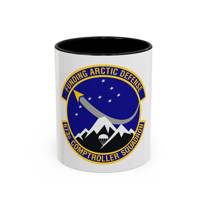 673d Comptroller Squadron (U.S. Air Force) Accent Coffee Mug