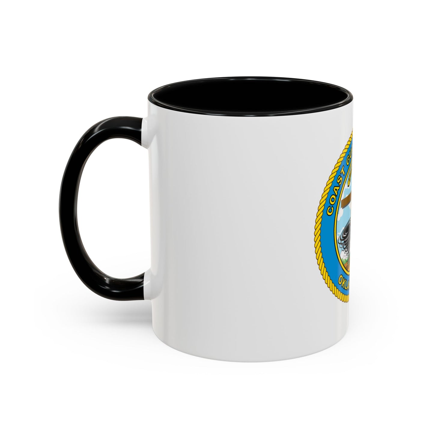 USCG Institute Oklahoma City (U.S. Coast Guard) Accent Coffee Mug