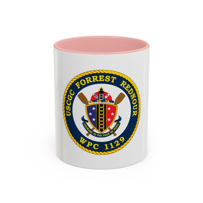 USCGC Forrest Rednour WPC 1129 (U.S. Coast Guard) Accent Coffee Mug