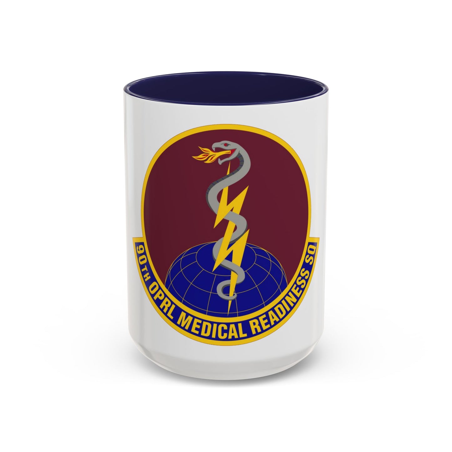 90 Operational Medical Readiness Squadron AFGSC (U.S. Air Force) Accent Coffee Mug
