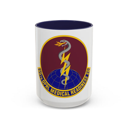 90 Operational Medical Readiness Squadron AFGSC (U.S. Air Force) Accent Coffee Mug