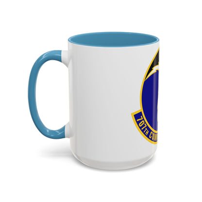 707th Communications Squadron (U.S. Air Force) Accent Coffee Mug