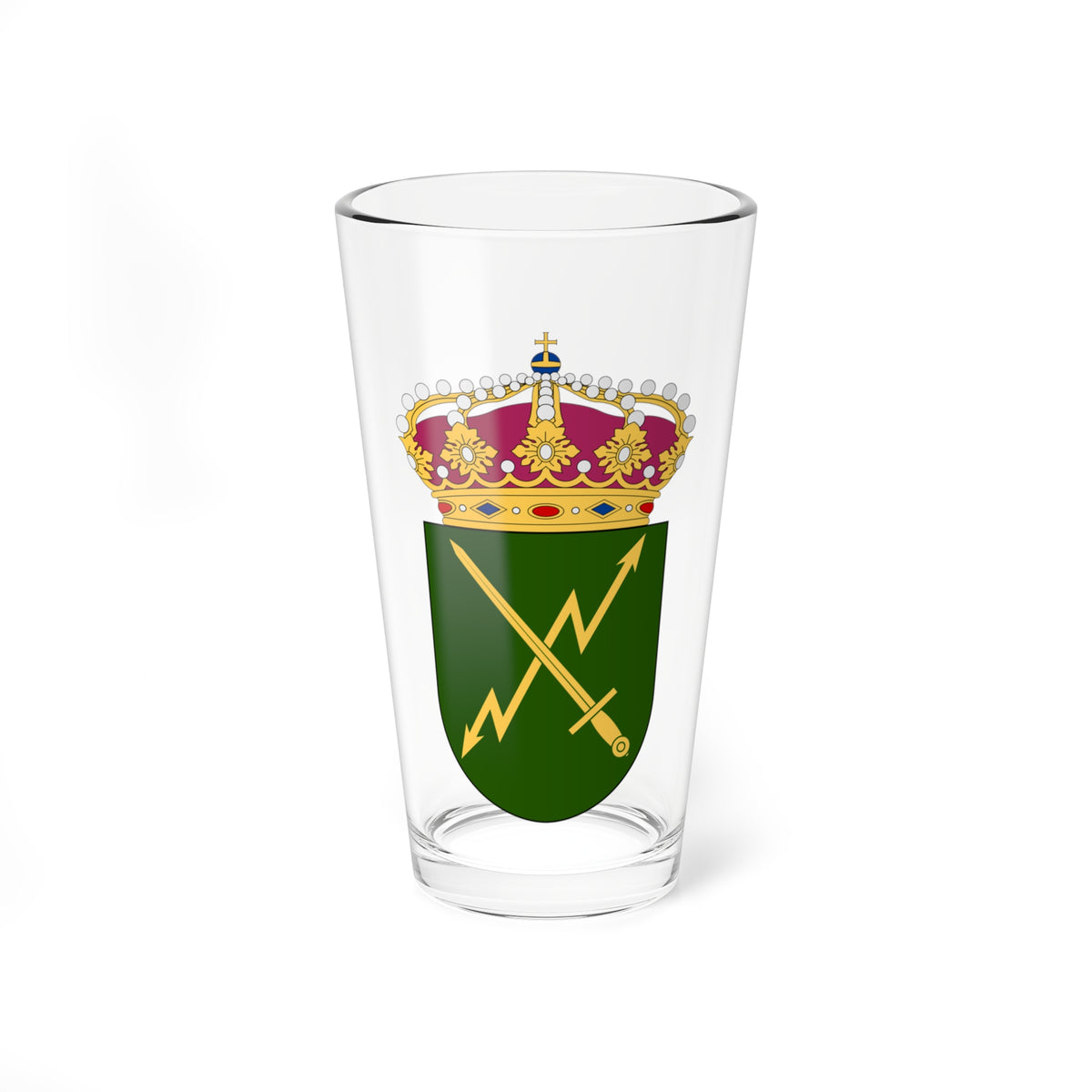 FMTM vapen (Sweden) (Coat of Arms) Pint Glass 16oz
