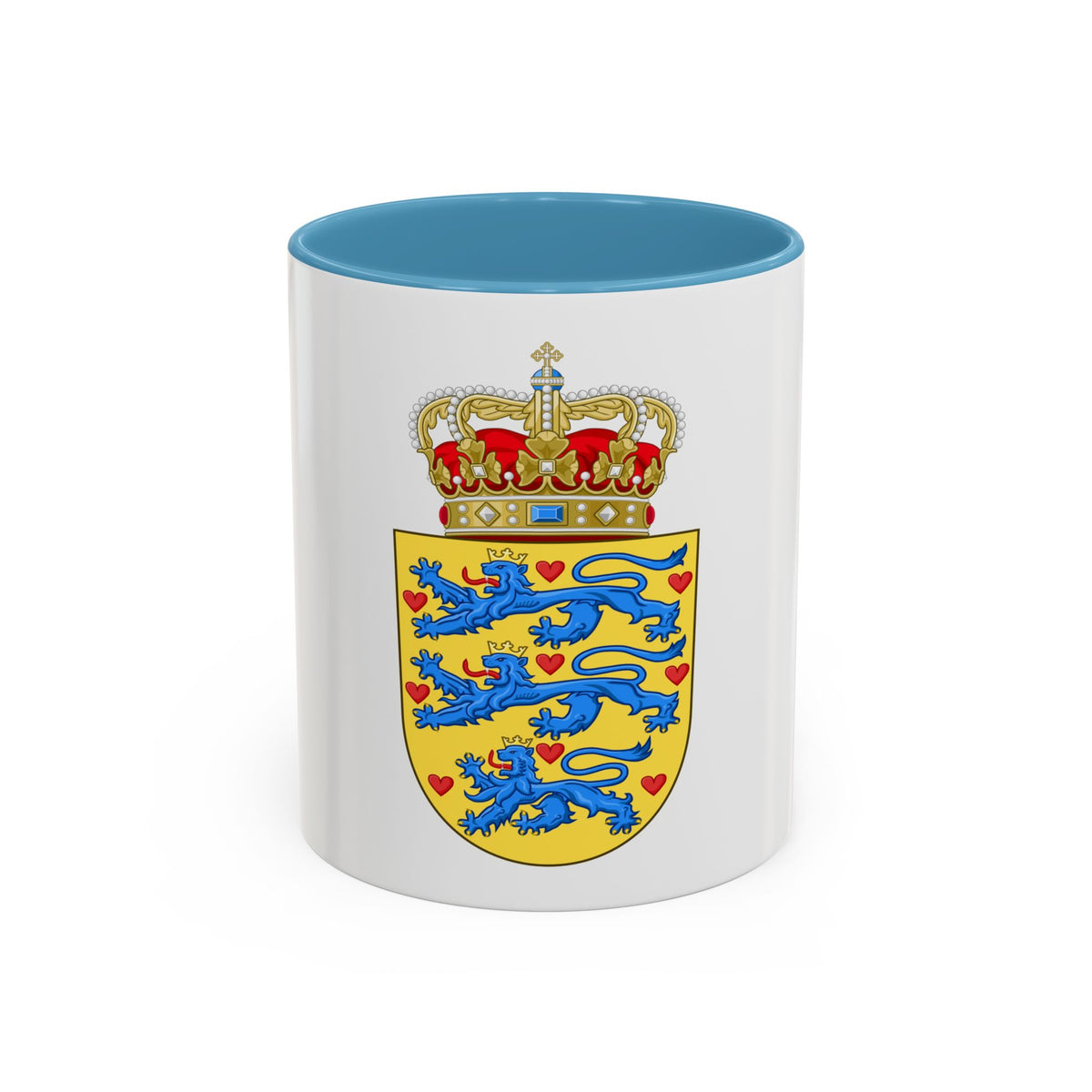 National Coat of arms of Denmark - Accent Coffee Mug