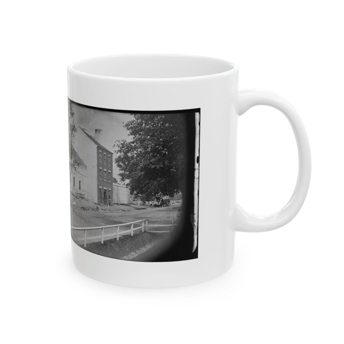 Alexandria, Virginia. Slave Pen. (Price, Birch & Company Dealers In Slaves) (U.S. Civil War) White Coffee Mug