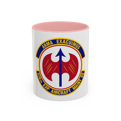 376th Expeditionary Aircraft Maintenance Squadron (U.S. Air Force) Accent Coffee Mug
