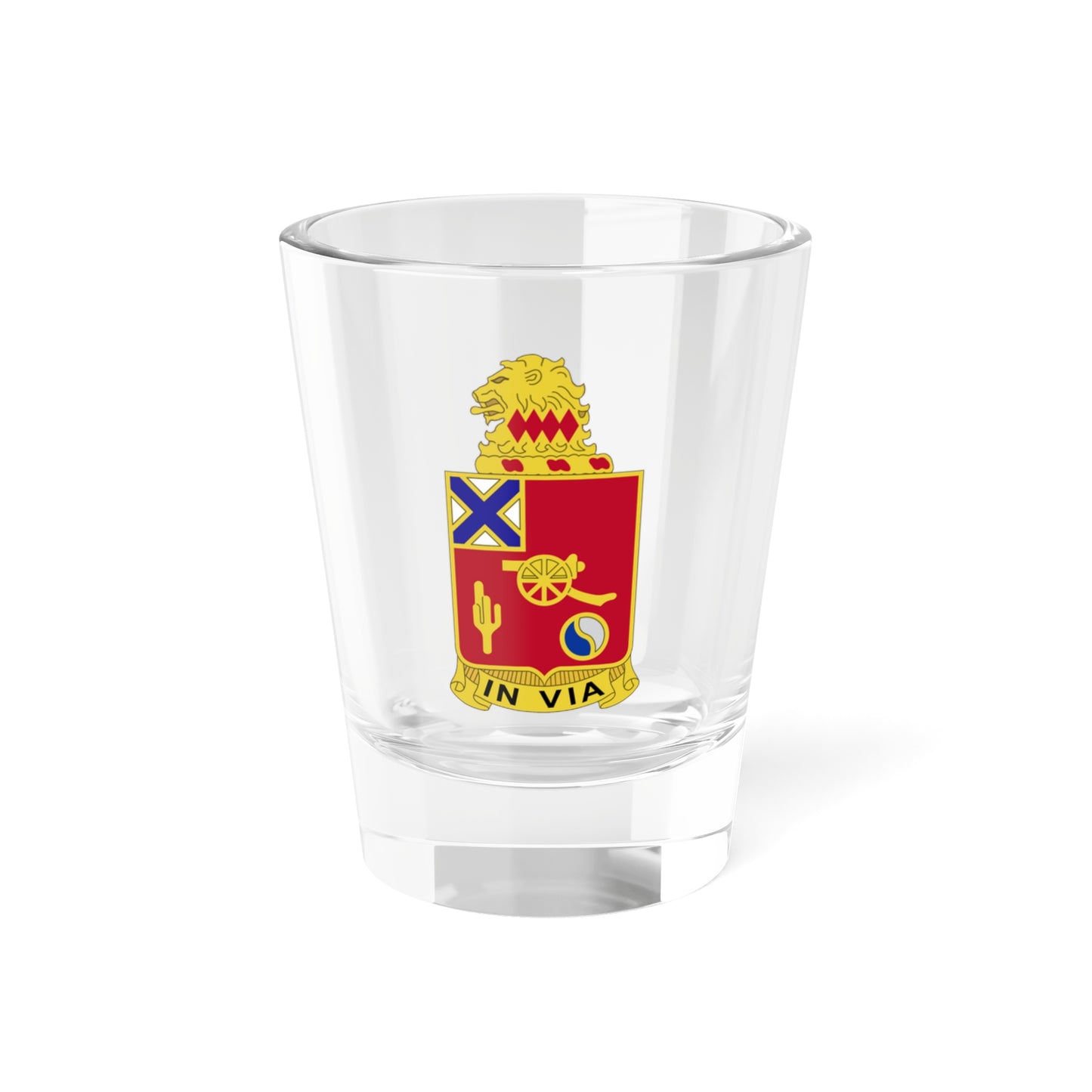 Verre à liqueur du 50e régiment blindé (armée américaine) 1,5 oz