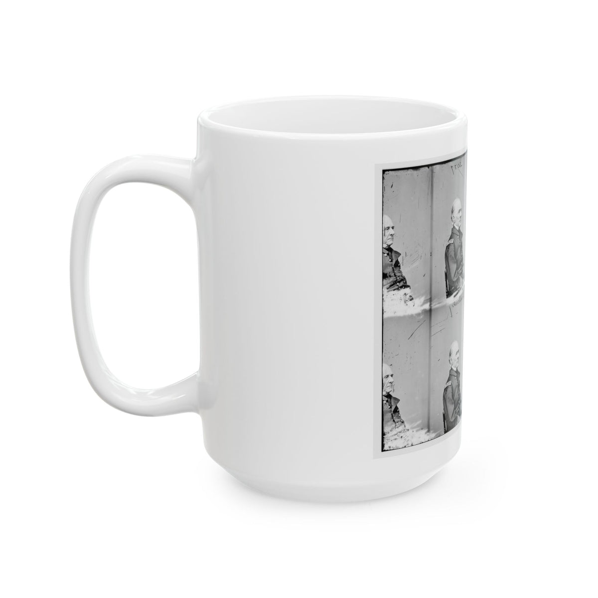 Adml. Shubrick, U.S.N. (U.S. Civil War) White Coffee Mug