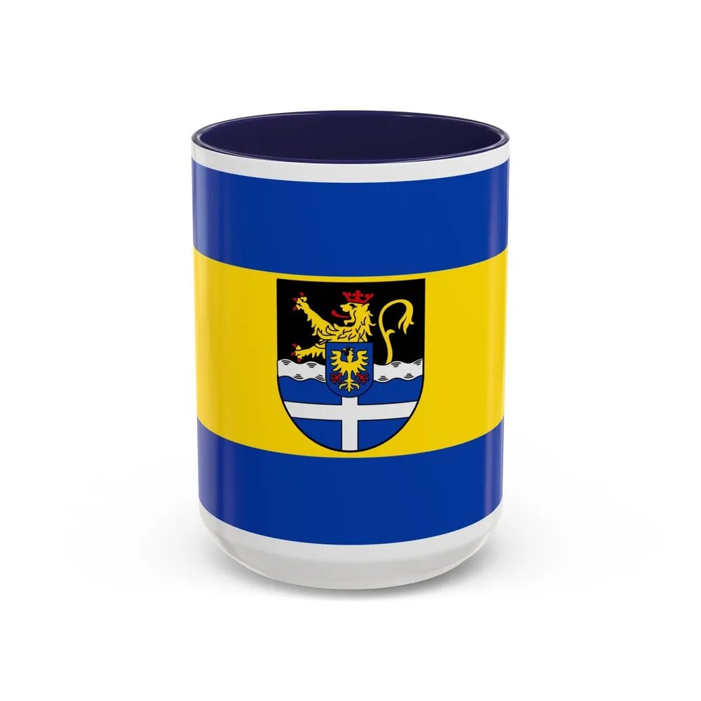 Flag of Germersheim Germany - Accent Coffee Mug-15oz-Navy-Go Mug Yourself