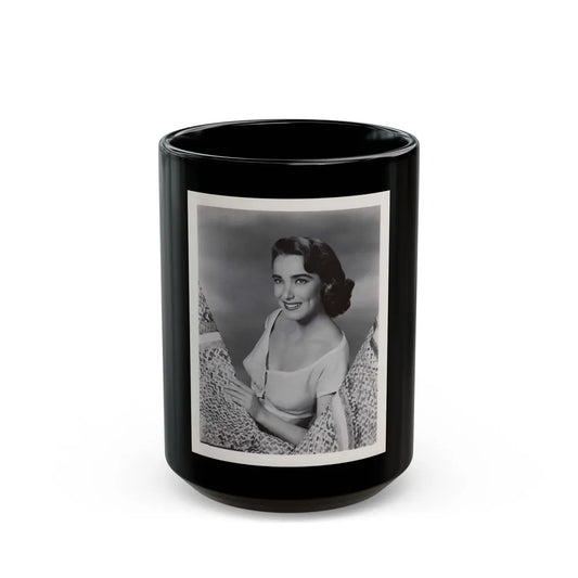 Julia Adams #162 (Vintage Female Icon) Black Coffee Mug-15oz-Go Mug Yourself