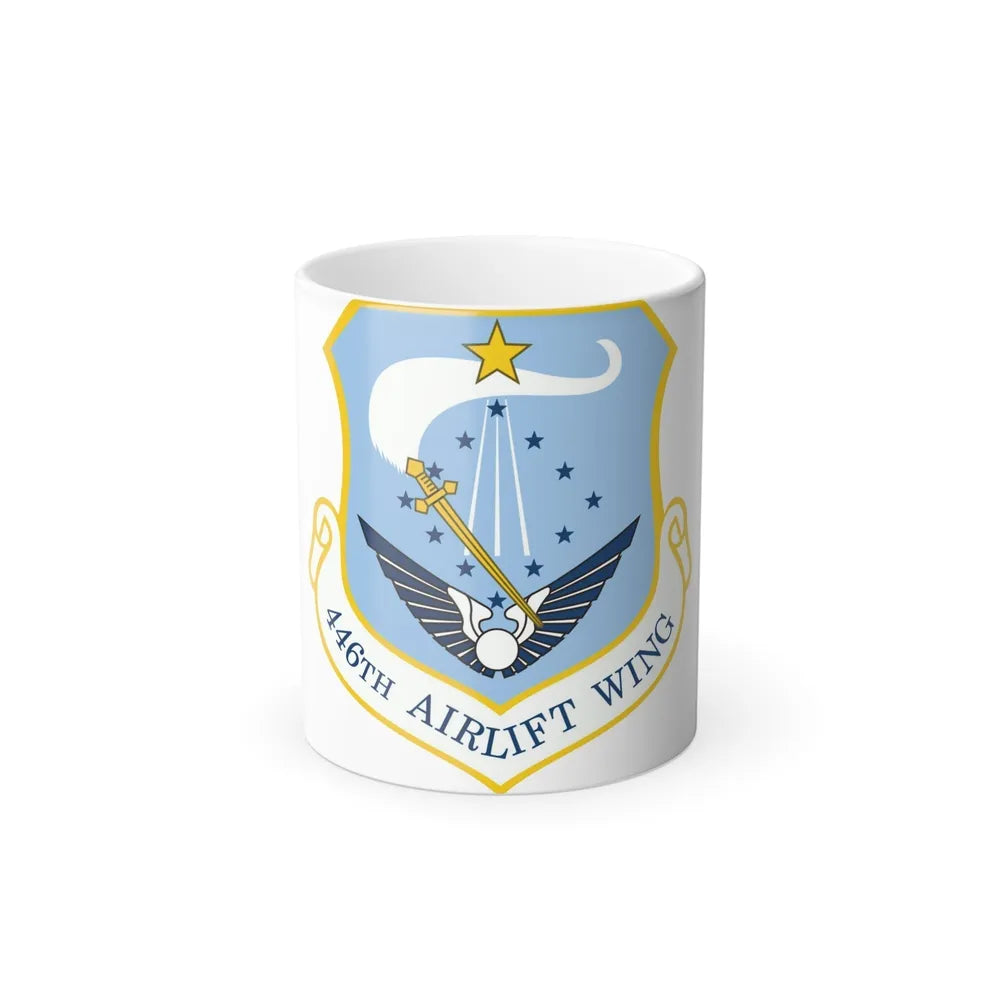 446th Airlift Wing (U.S. Air Force) Color Changing Coffee Mug-11oz-Go Mug Yourself