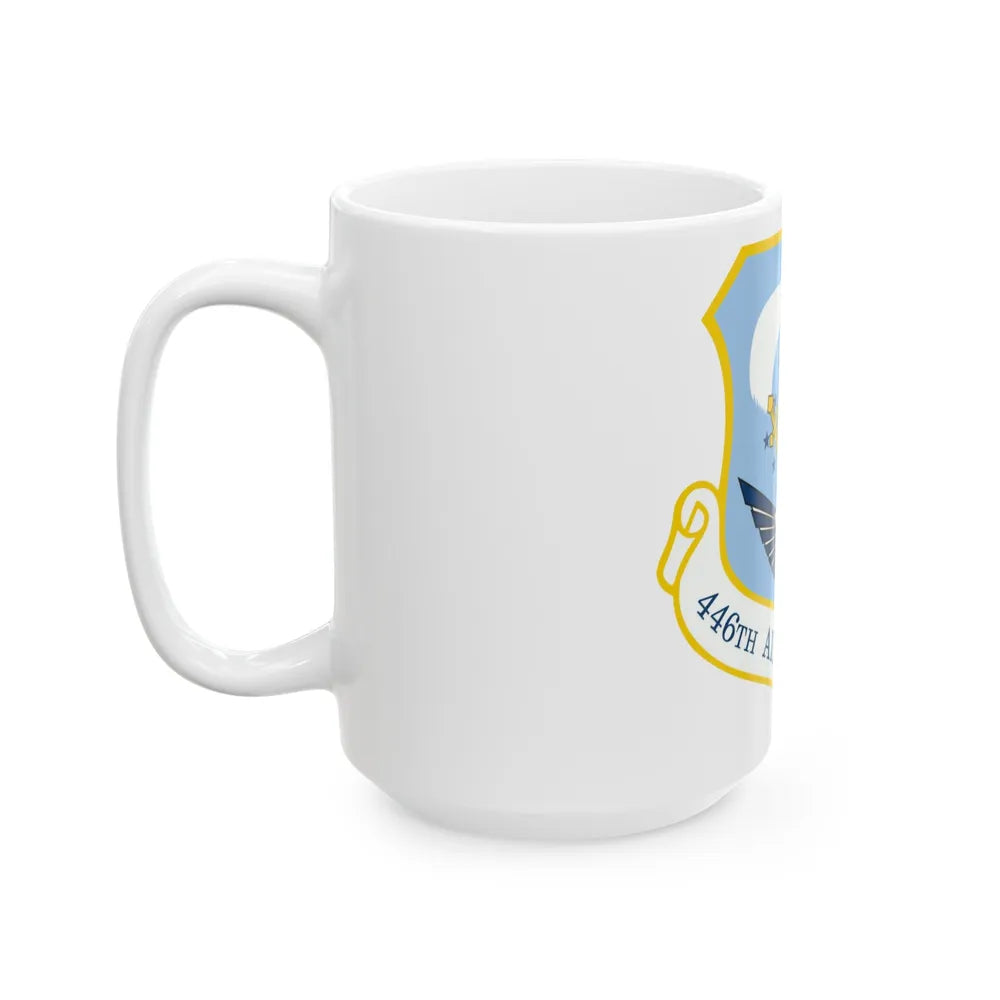 446th Airlift Wing (U.S. Air Force) White Coffee Mug-Go Mug Yourself