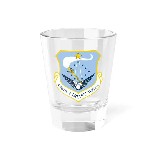 446th Airlift Wing (U.S. Air Force) Shot Glass 1.5oz 1.5oz - Go Mug Yourself