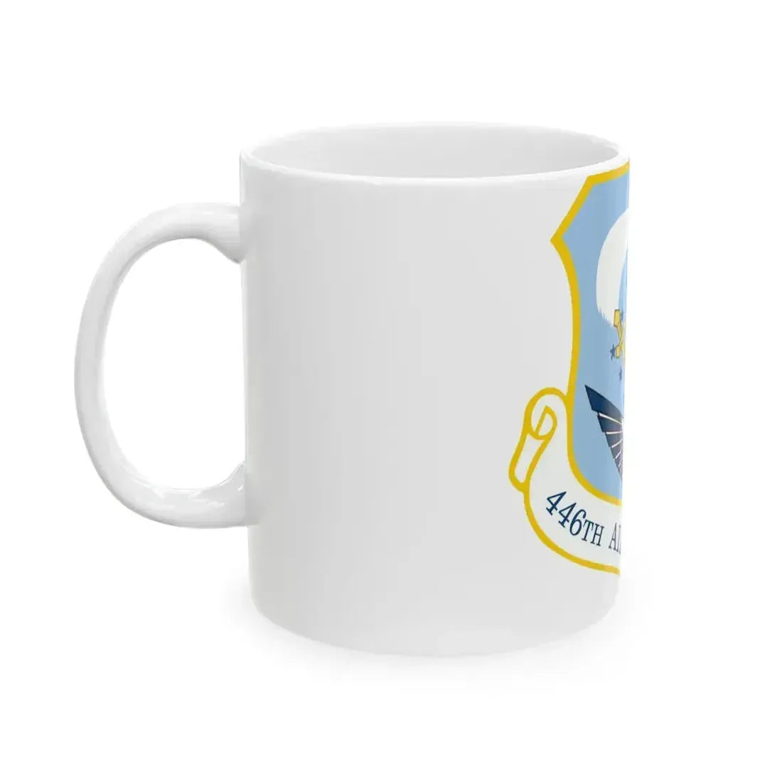 446th Airlift Wing (U.S. Air Force) White Coffee Mug - Go Mug Yourself