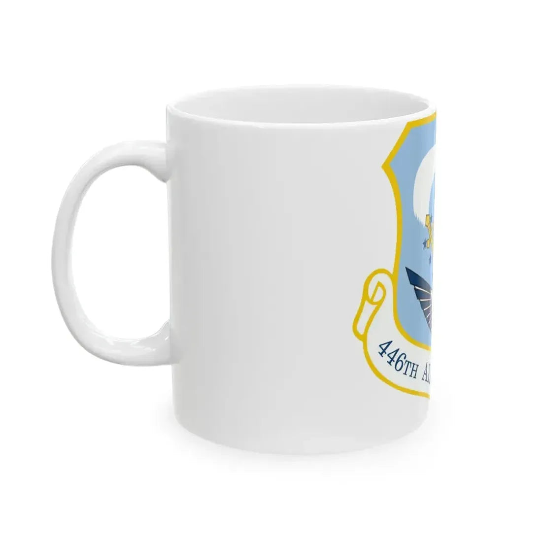 446th Airlift Wing (U.S. Air Force) White Coffee Mug - Go Mug Yourself