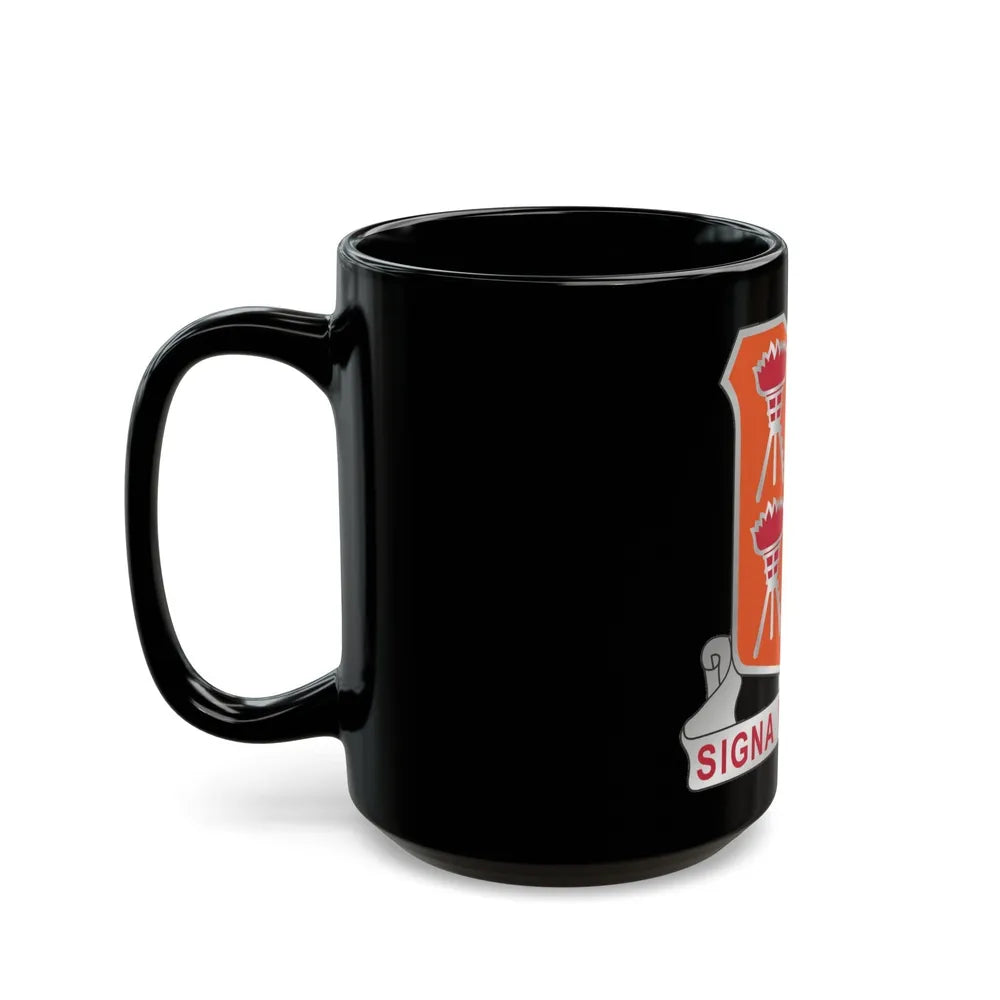 447 Signal Battalion (U.S. Army) Black Coffee Mug-Go Mug Yourself