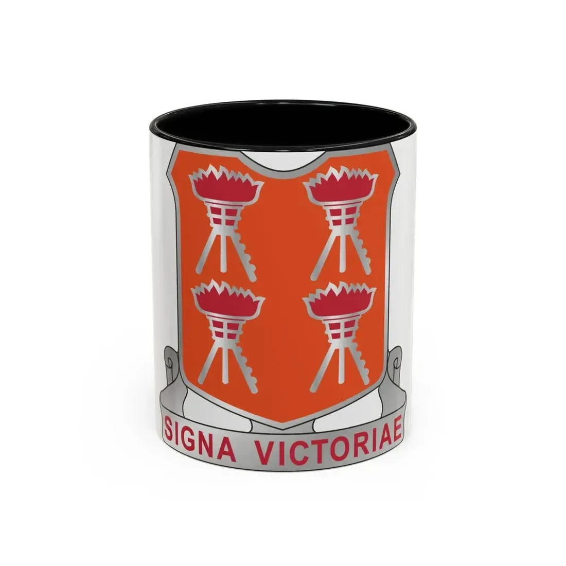 447 Signal Battalion (U.S. Army) Accent Coffee Mug 11oz Black - Go Mug Yourself