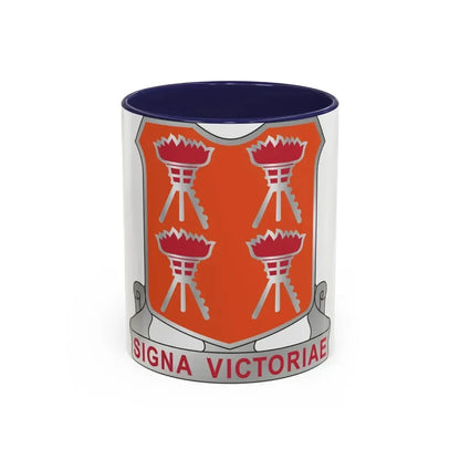 447 Signal Battalion (U.S. Army) Accent Coffee Mug 11oz Navy - Go Mug Yourself