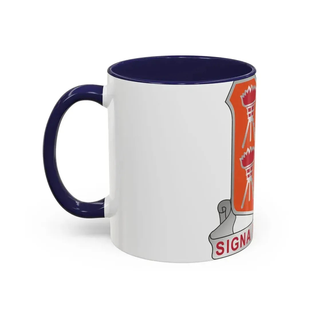 447 Signal Battalion (U.S. Army) Accent Coffee Mug - Go Mug Yourself