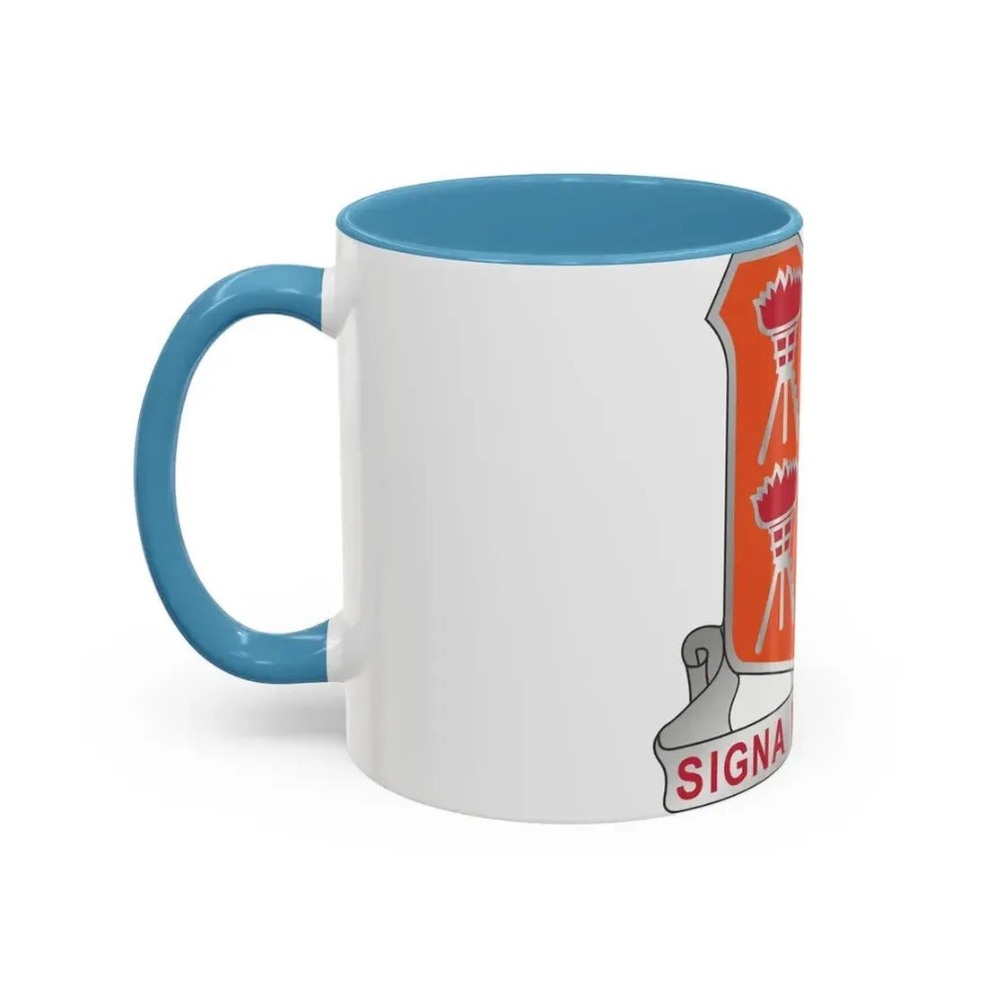 447 Signal Battalion (U.S. Army) Accent Coffee Mug - Go Mug Yourself
