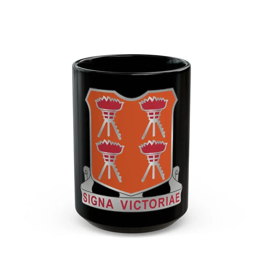 447 Signal Battalion (U.S. Army) Black Coffee Mug 15oz - Go Mug Yourself