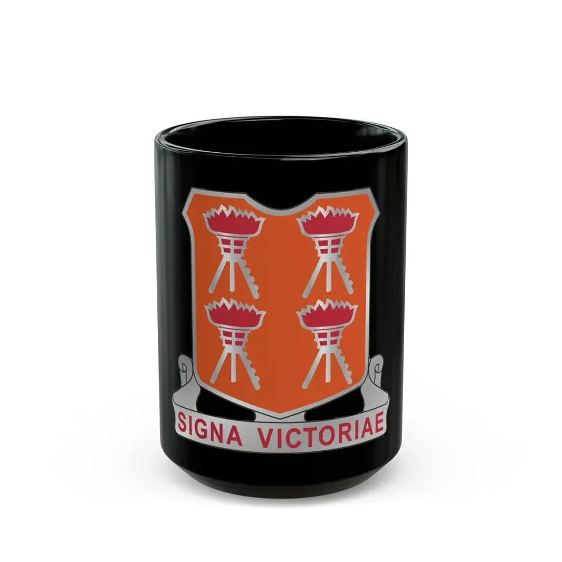 447 Signal Battalion (U.S. Army) Black Coffee Mug 15oz - Go Mug Yourself