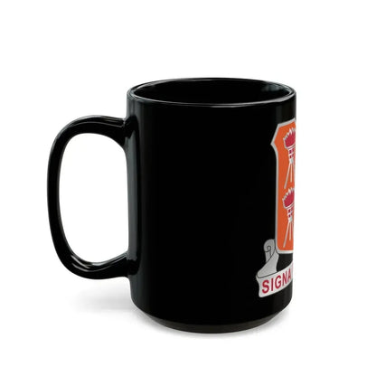 447 Signal Battalion (U.S. Army) Black Coffee Mug - Go Mug Yourself