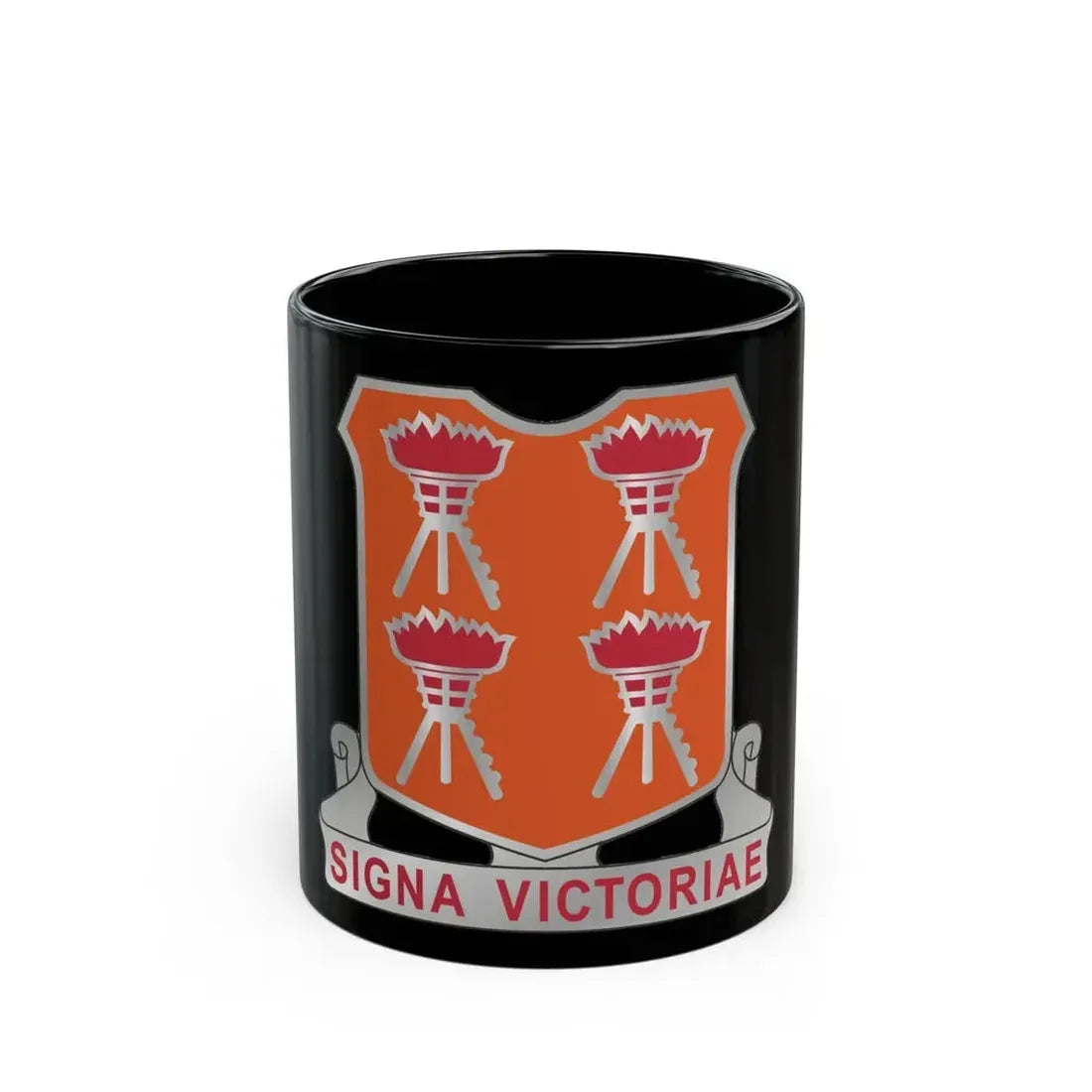 447 Signal Battalion (U.S. Army) Black Coffee Mug - Go Mug Yourself