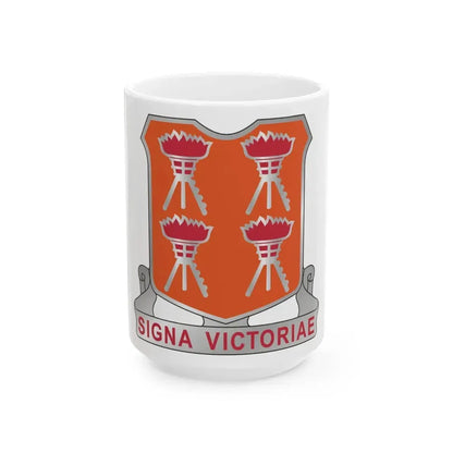 447 Signal Battalion (U.S. Army) White Coffee Mug 15oz - Go Mug Yourself