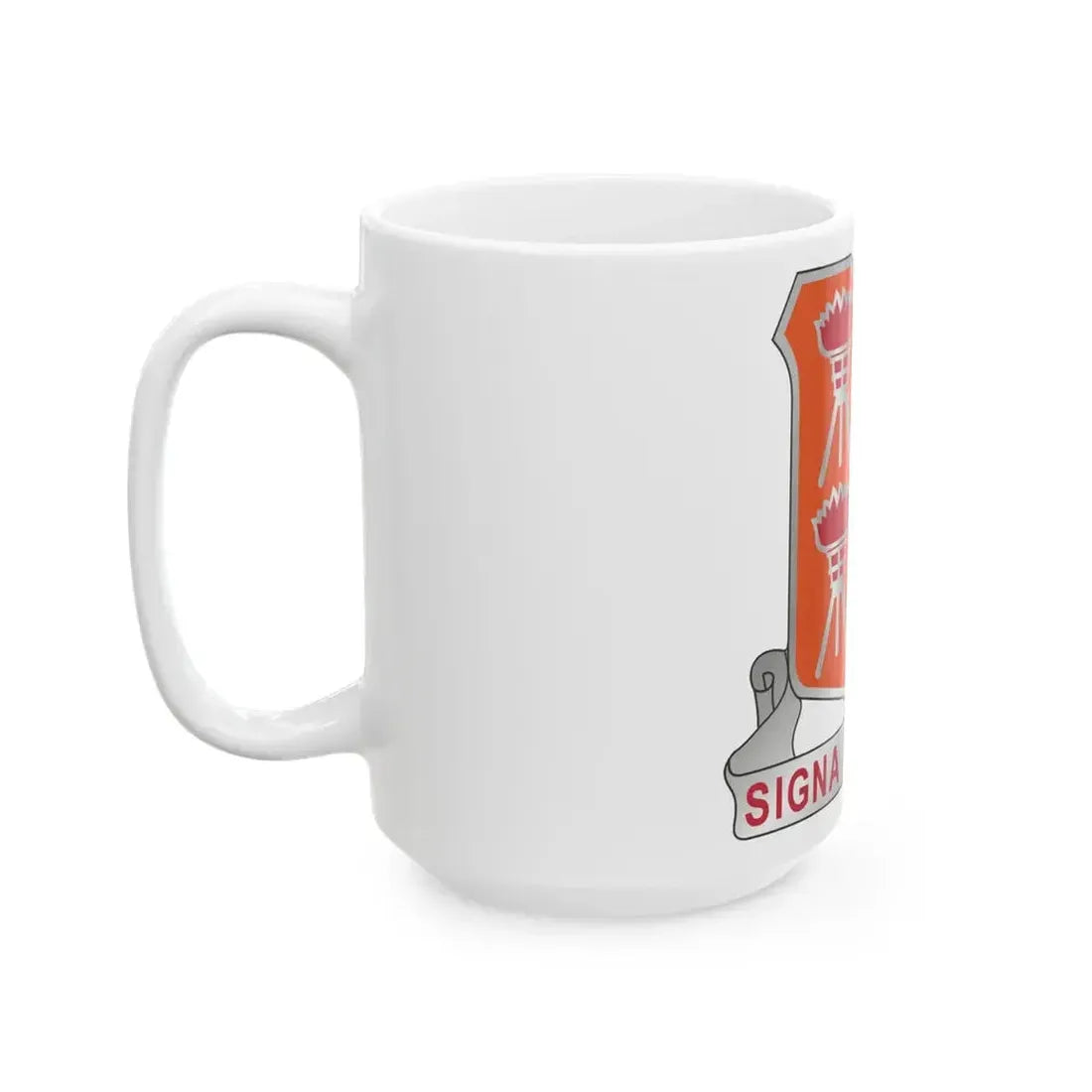 447 Signal Battalion (U.S. Army) White Coffee Mug - Go Mug Yourself