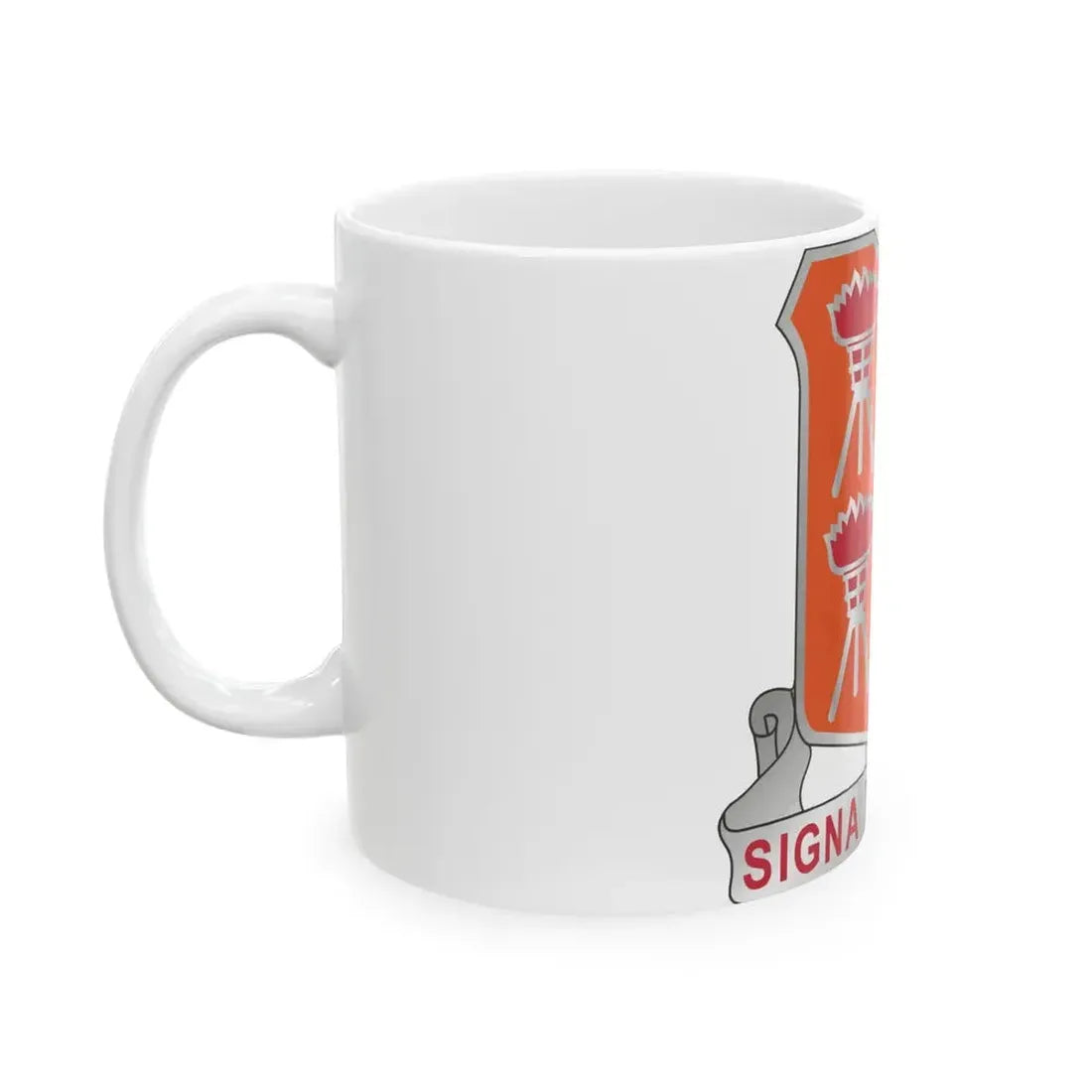 447 Signal Battalion (U.S. Army) White Coffee Mug - Go Mug Yourself