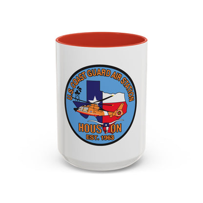 USCG Air Station Houston 2 (U.S. Coast Guard) Accent Coffee Mug