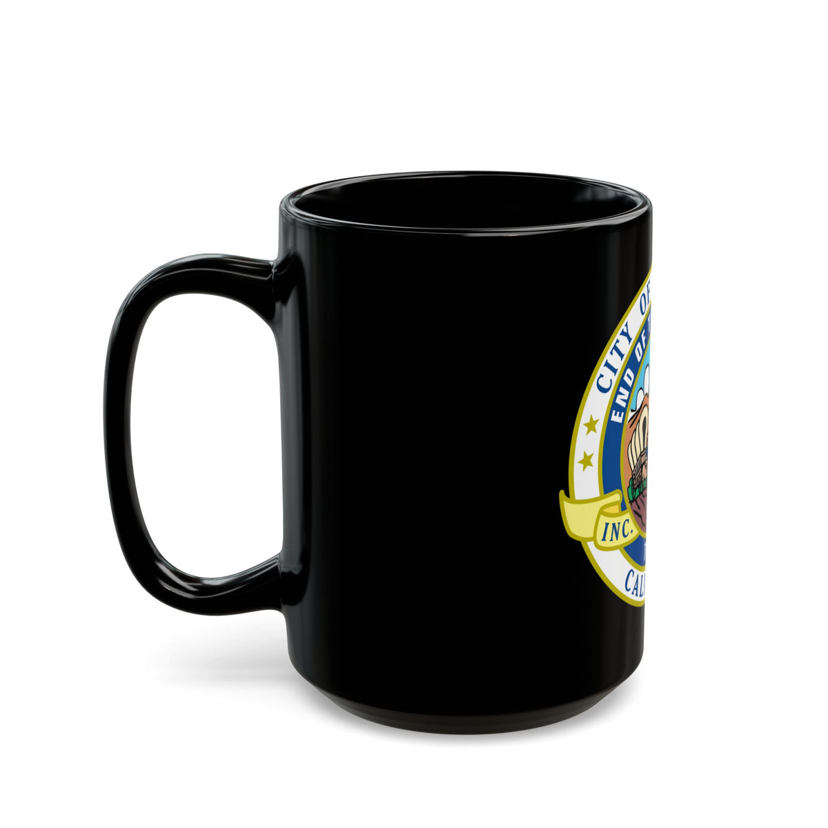 Seal of El Monte California - Black Coffee Mug