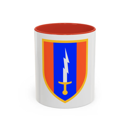 1st Signal Brigade (U.S. Army) Accent Coffee Mug