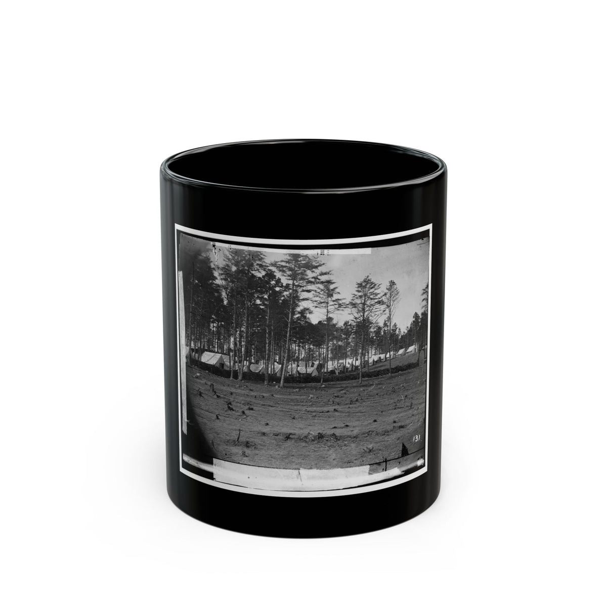 Brandy Station, Virginia. Army Of The Potomac. Eastern Half Of The Camp (U.S. Civil War) Black Coffee Mug