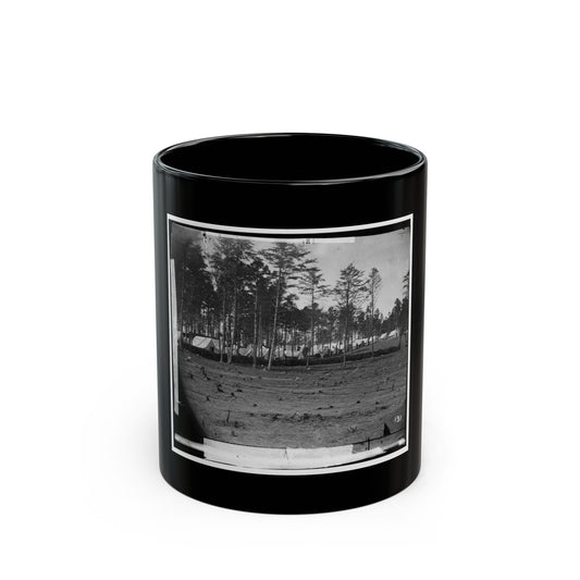 Brandy Station, Virginia. Army Of The Potomac. Eastern Half Of The Camp (U.S. Civil War) Black Coffee Mug