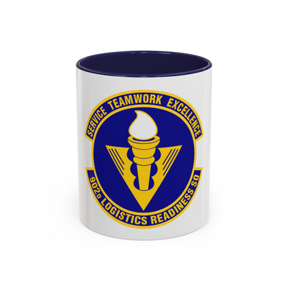 902d Logistics Readiness Squadron (U.S. Air Force) Accent Coffee Mug